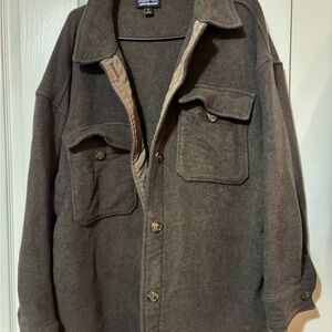 Patagonia Women's Dark Brown chore coat over coat jacket XL